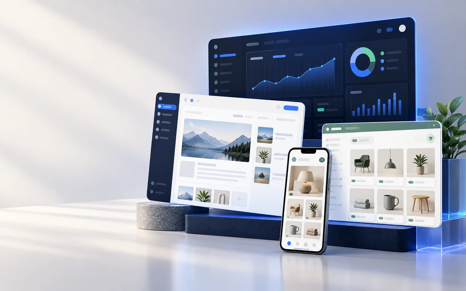 VietProHub product suite across publishing, commerce, and analytics